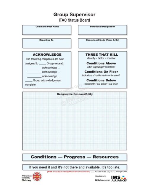 ITAC Group Supervisor Front