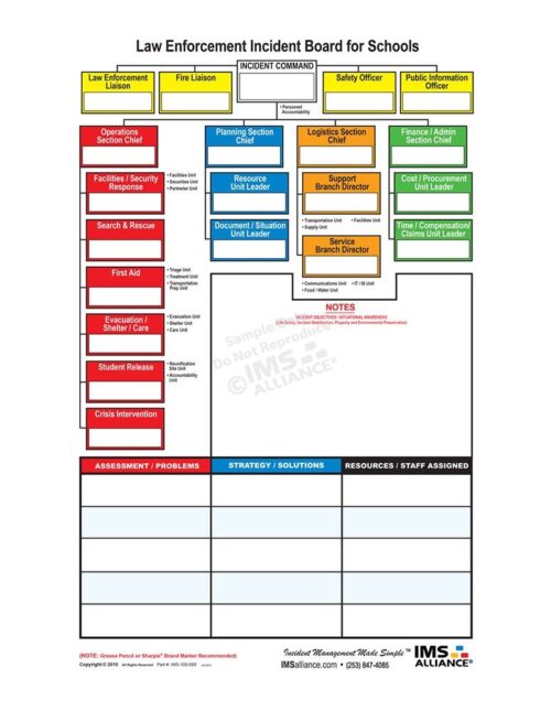Law Enforcement For Schools Board Front