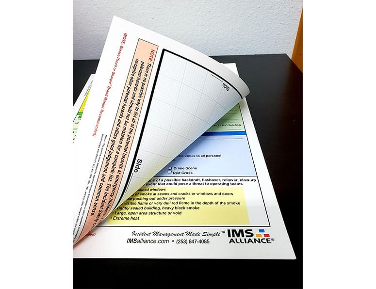 IMS Tear off Sheets