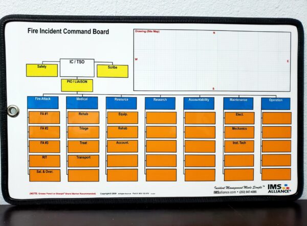 Fire Incident Command Board