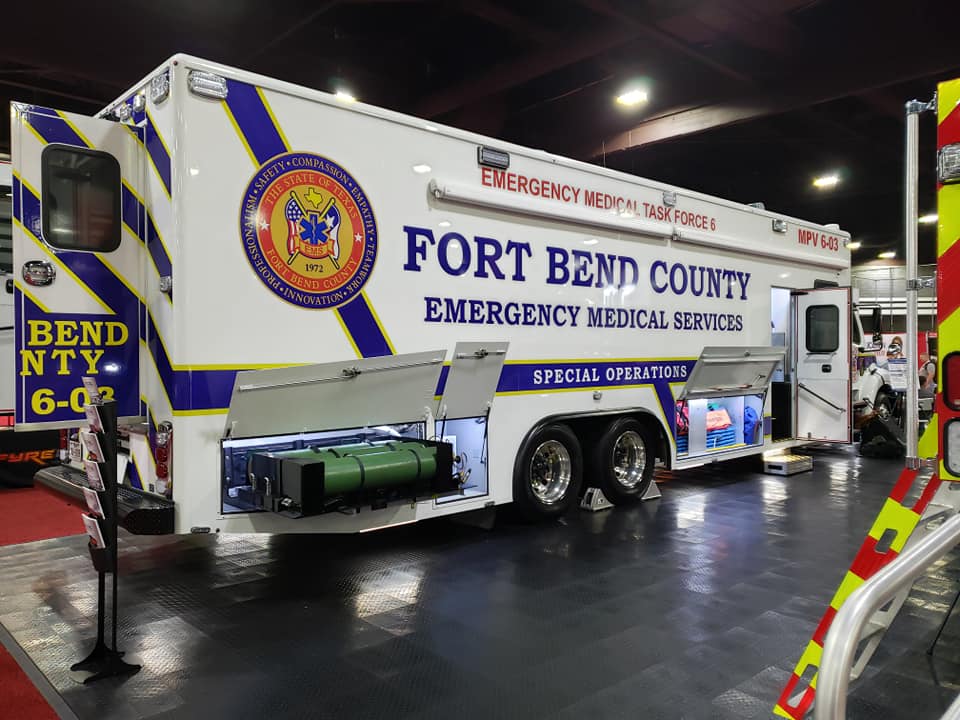 Fort Bend County Emergency Medical Sevices Vehicle