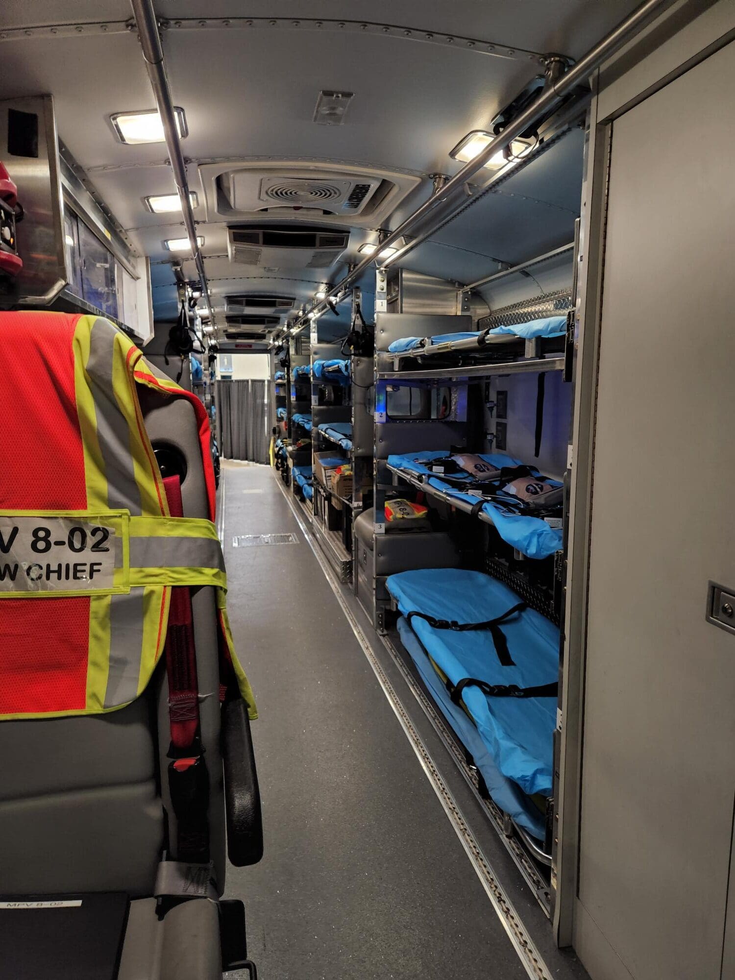 Mass Evac inside Mass Evac Ambulance Inside
