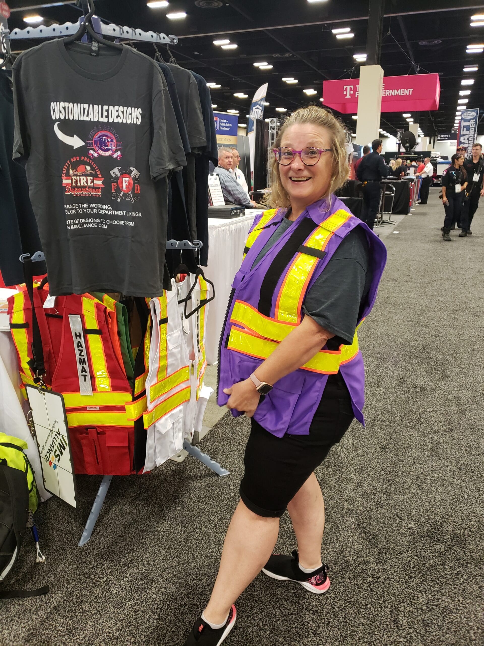 Purple Vest Lady Purple Vest Lady